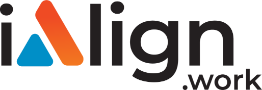 iAlign.work - Black letters